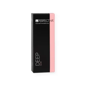 A black and pink rectangular box labeled "PERFECTHA® DEEP - 1x1 ml.