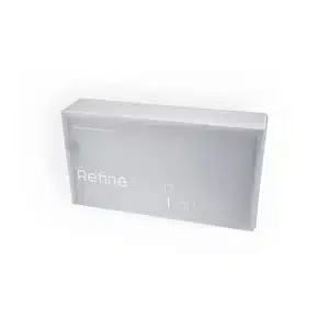 A rectangular, silver-grey box with white text displaying "REFINE + SOFT 1ml x 1" on the front. The packaging appears sleek and minimalistic against a plain white background.
